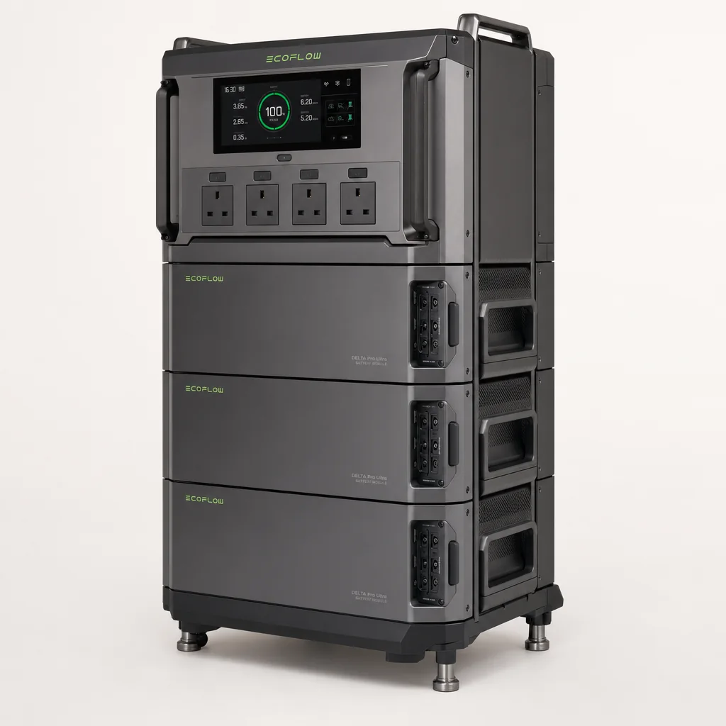EcoFlow DELTA Pro Ultra — the modular whole-home titan.
