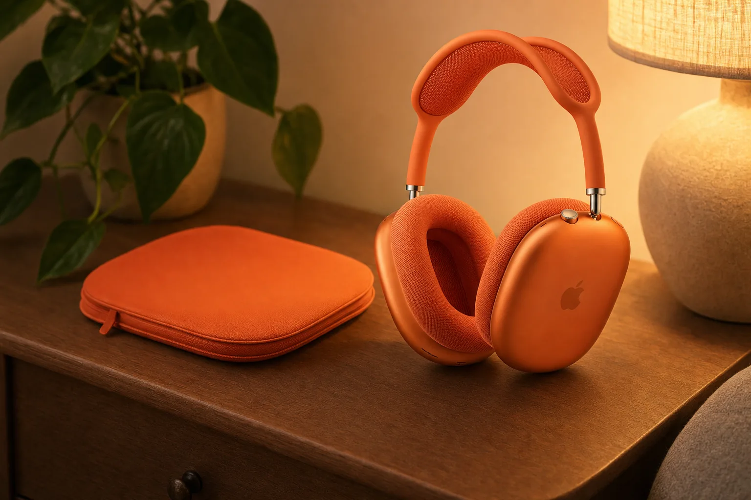 Apple AirPods Max 2 in orange