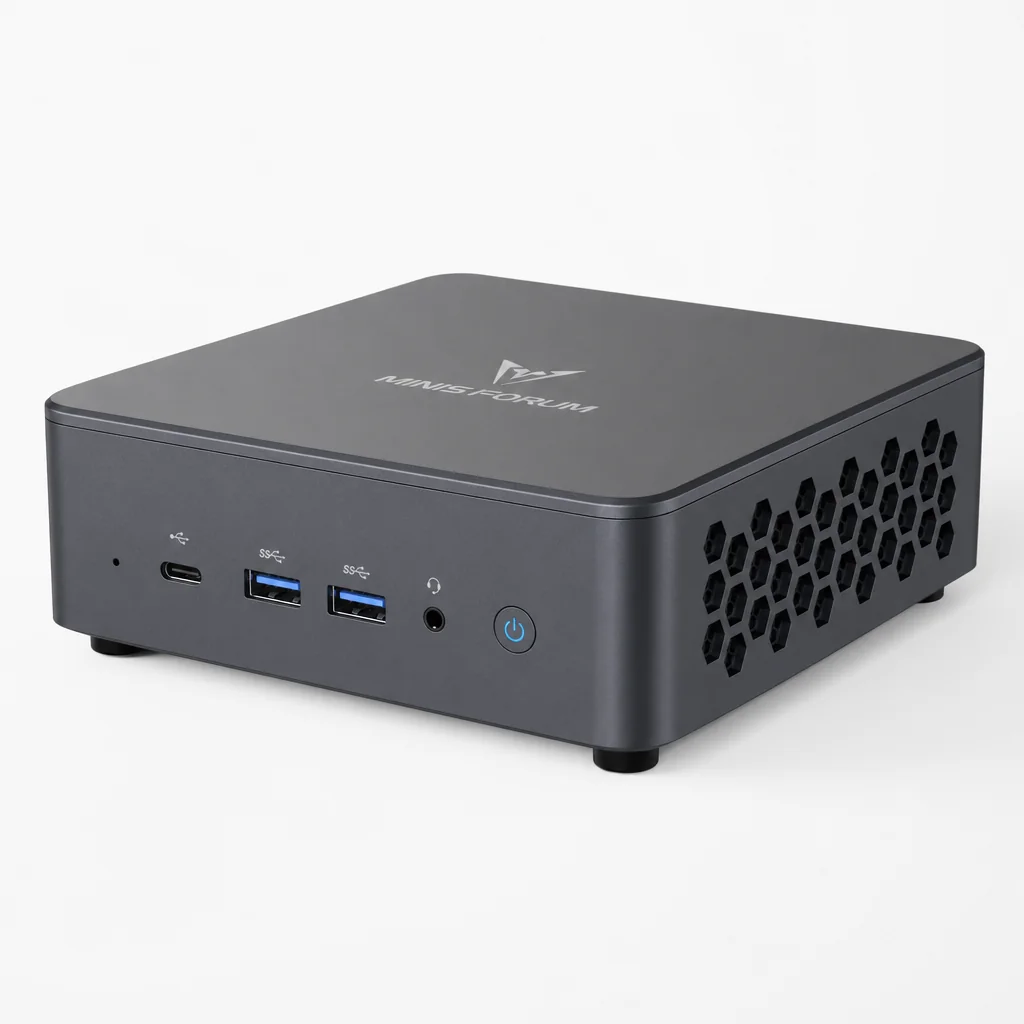 Minisforum mini PC, compact performance desktop computer