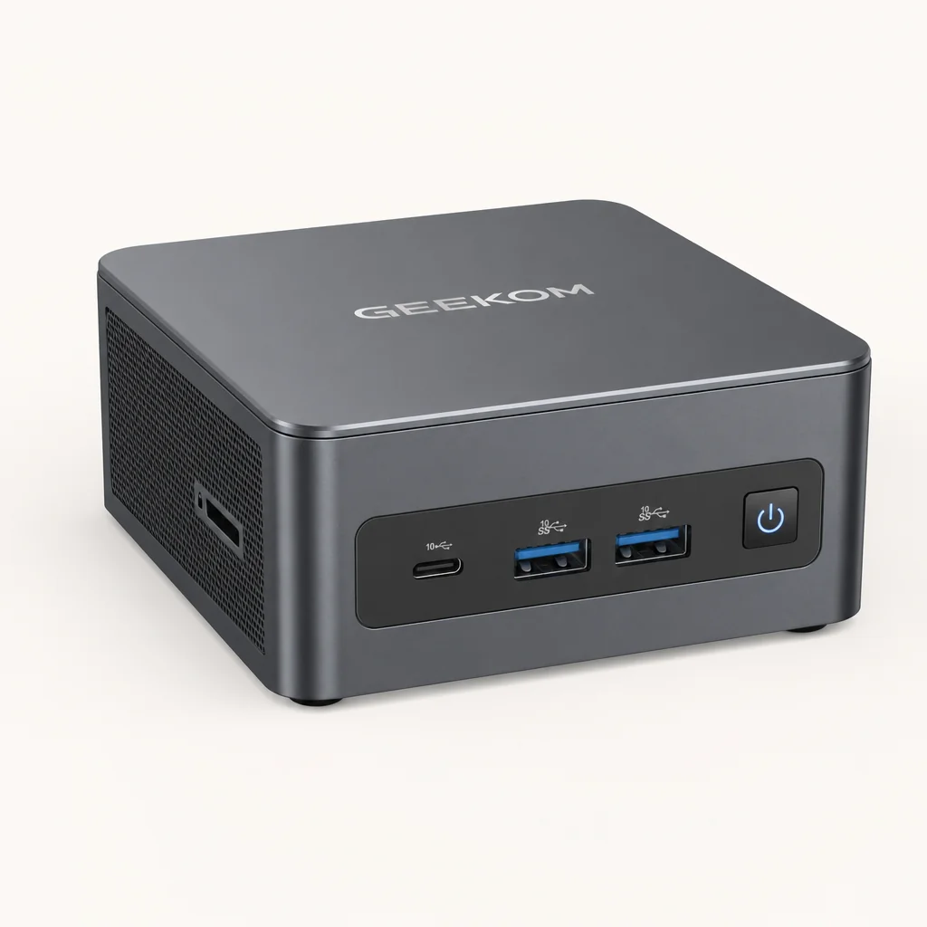 Geekom mini PC, all-metal compact desktop computer