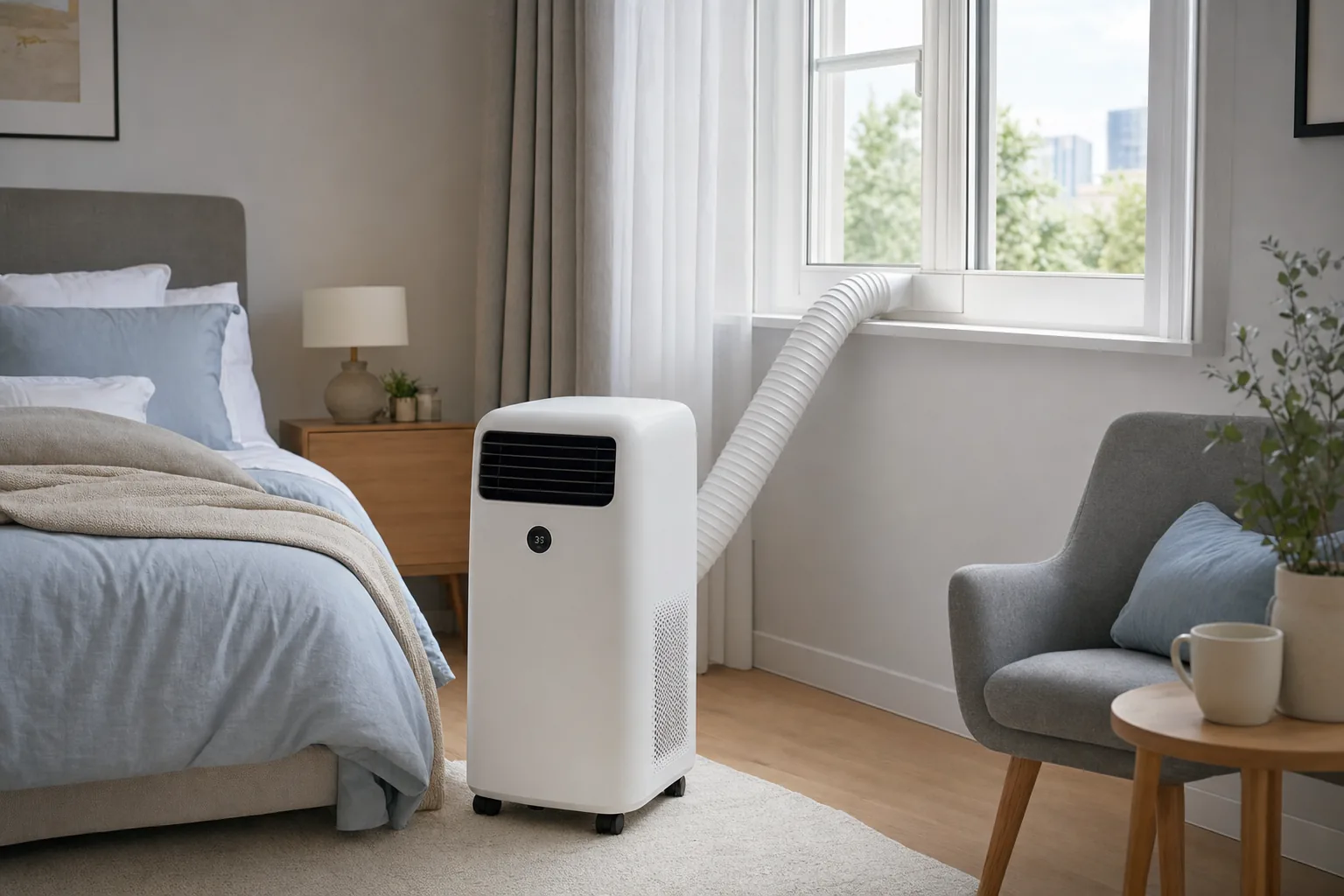 Best for bedrooms: the efficient, gentler MeacoCool MC Series Pro 7000.