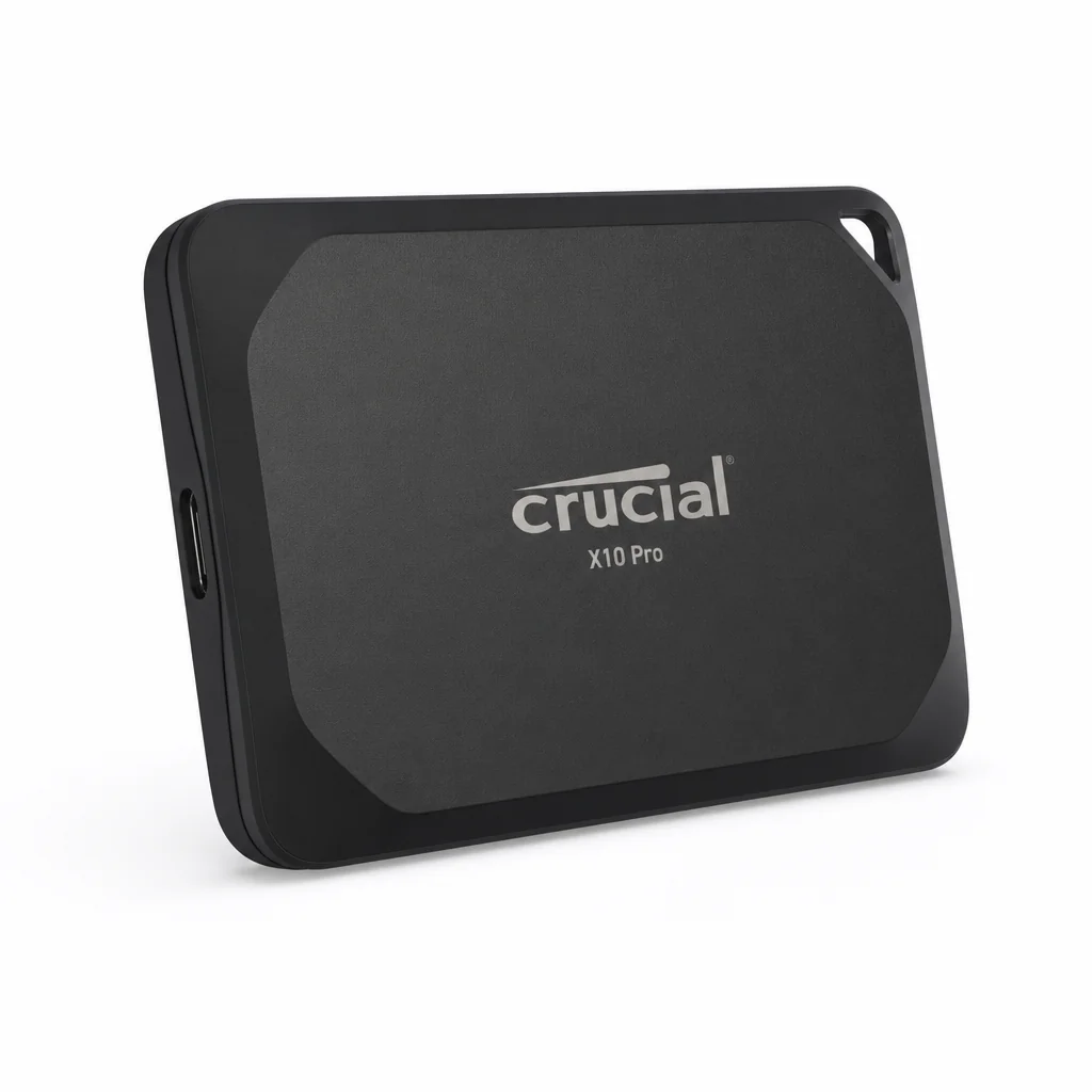 Crucial X10 Pro portable SSD, rugged compact external drive
