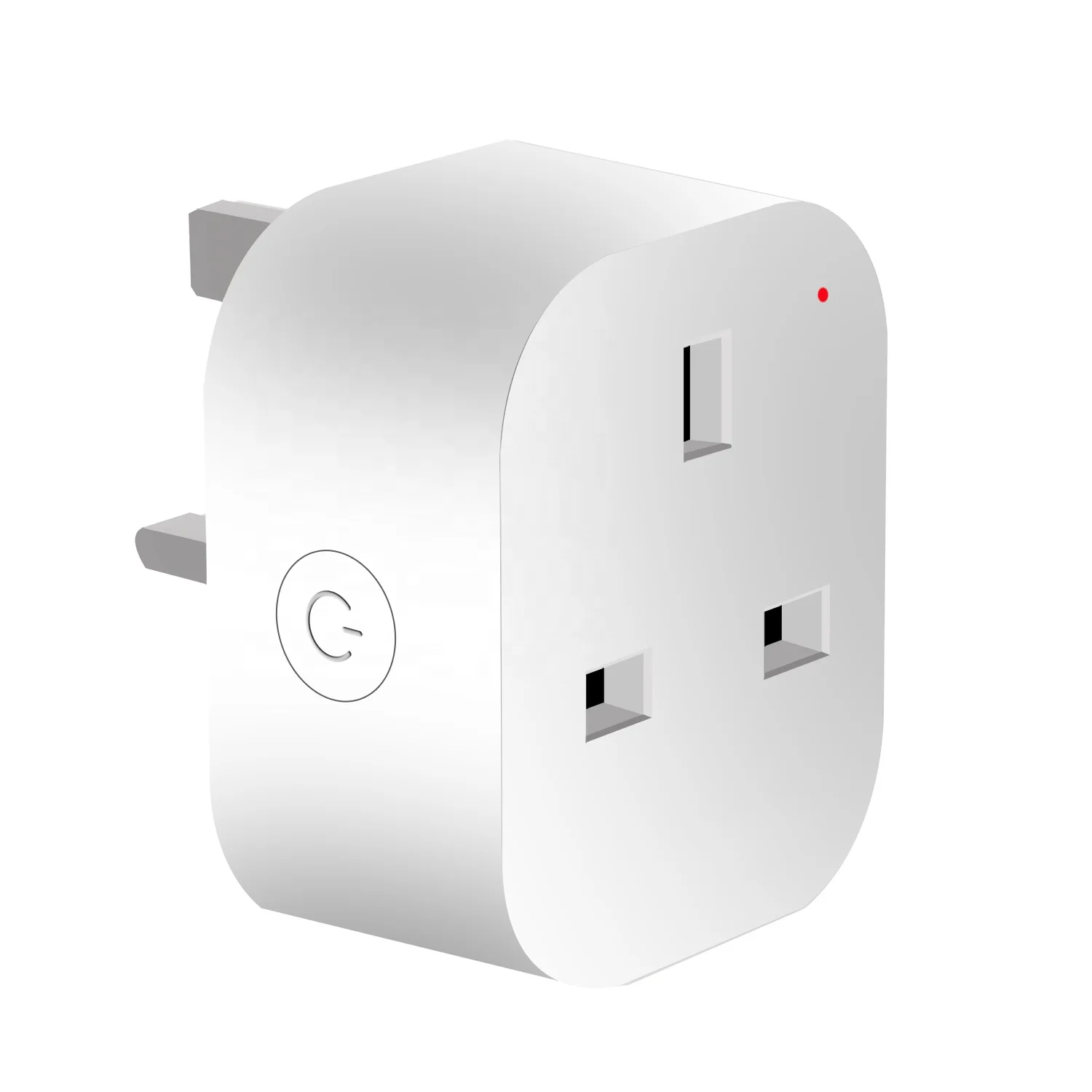 The Tapo P100 is small enough not to block adjacen image of Image for: The Tapo P100 is small enough not to block adjacent UK sockets - critical for living-room twin-gang plates with two lamps plugged in.