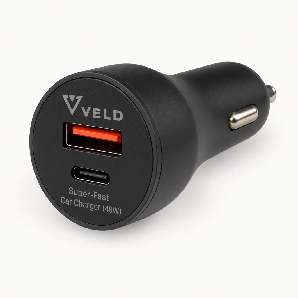 Veld Super-Fast Car Charger (48W)