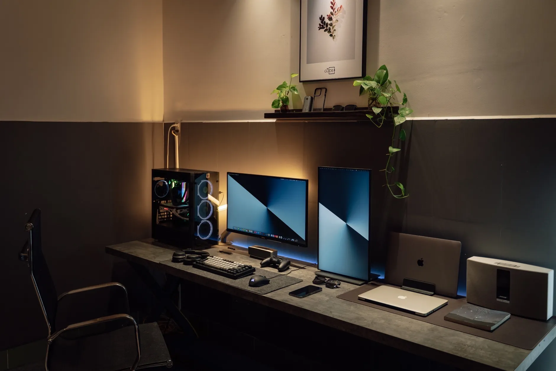 Hero image of Clean official press or review photo of the Dell UltraSharp U2723DE monitor showing its slim bezels and USB-C port, ideally with a laptop connected via a single cable