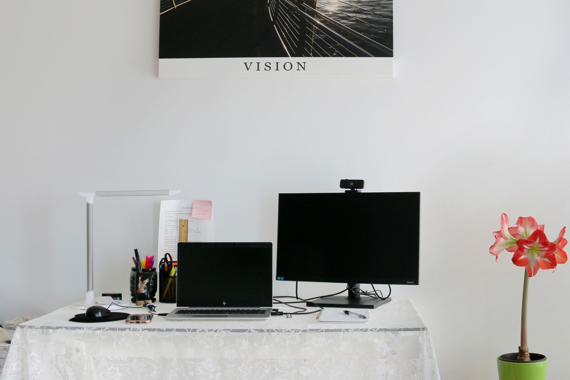 Hero image of Clean official press or review photo of the Logitech Brio 4K webcam showing the full device mounted on a monitor, well-lit against a neutral background