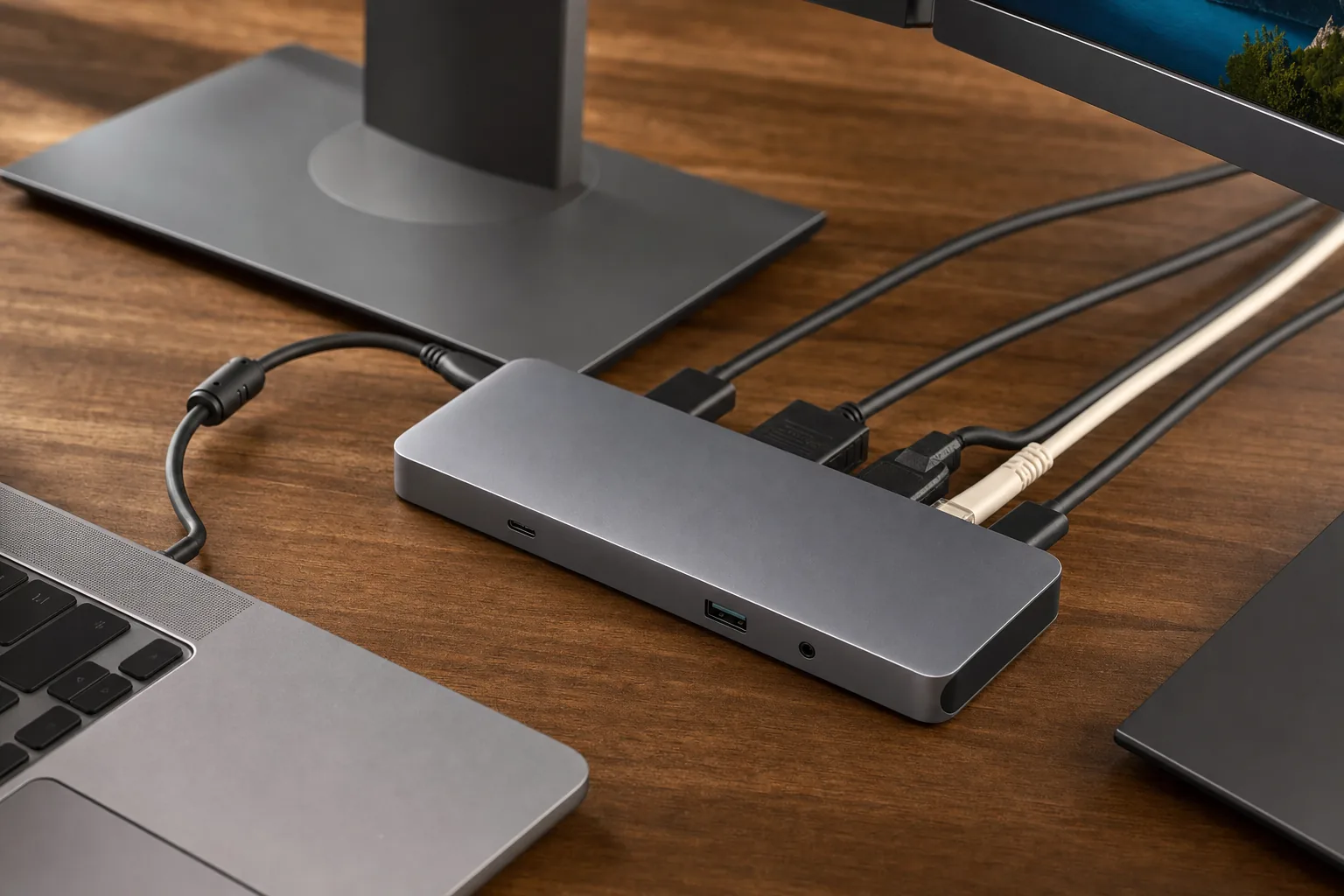 how to set up dual monitors on a laptop uk illustration