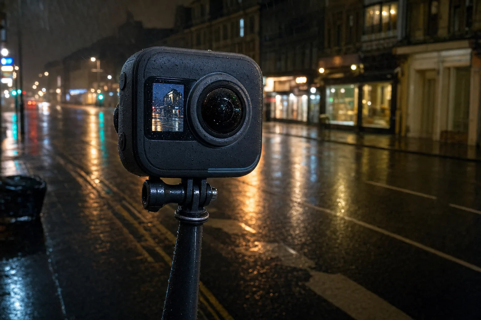 Insta360 X5 vs DJI Osmo 360 vs GoPro Max 2 - Low light is where these cameras separate. The Max 2's smaller 1/2.3-i