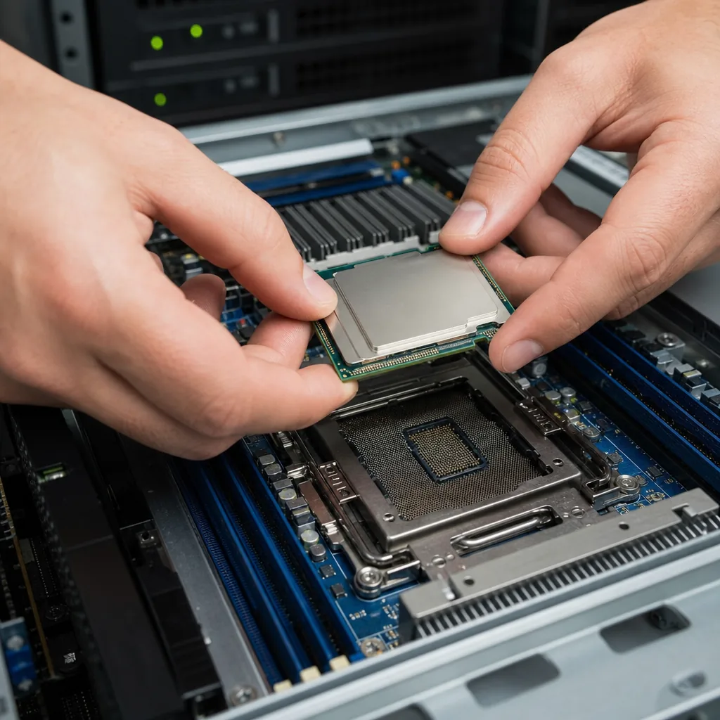 High-density servers in a data centre