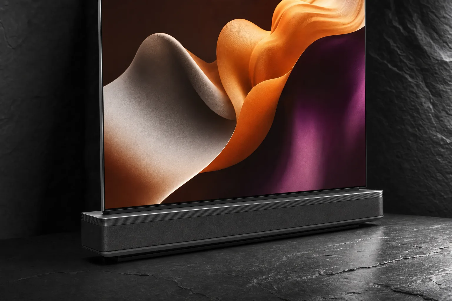 LG Wallpaper OLED W6 First Look concept visualisation