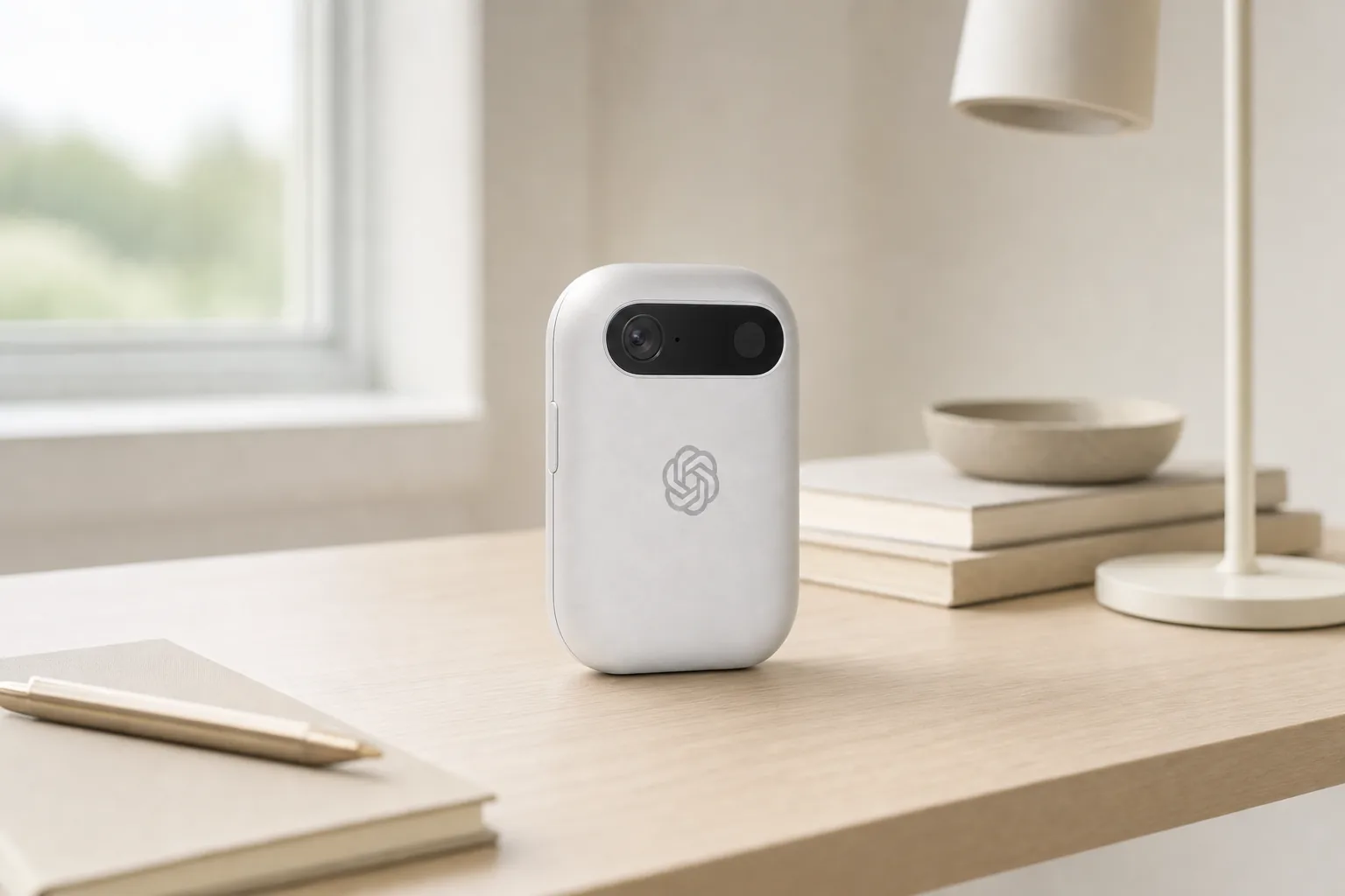 OpenAI and Jony Ive AI Device concept visualisation
