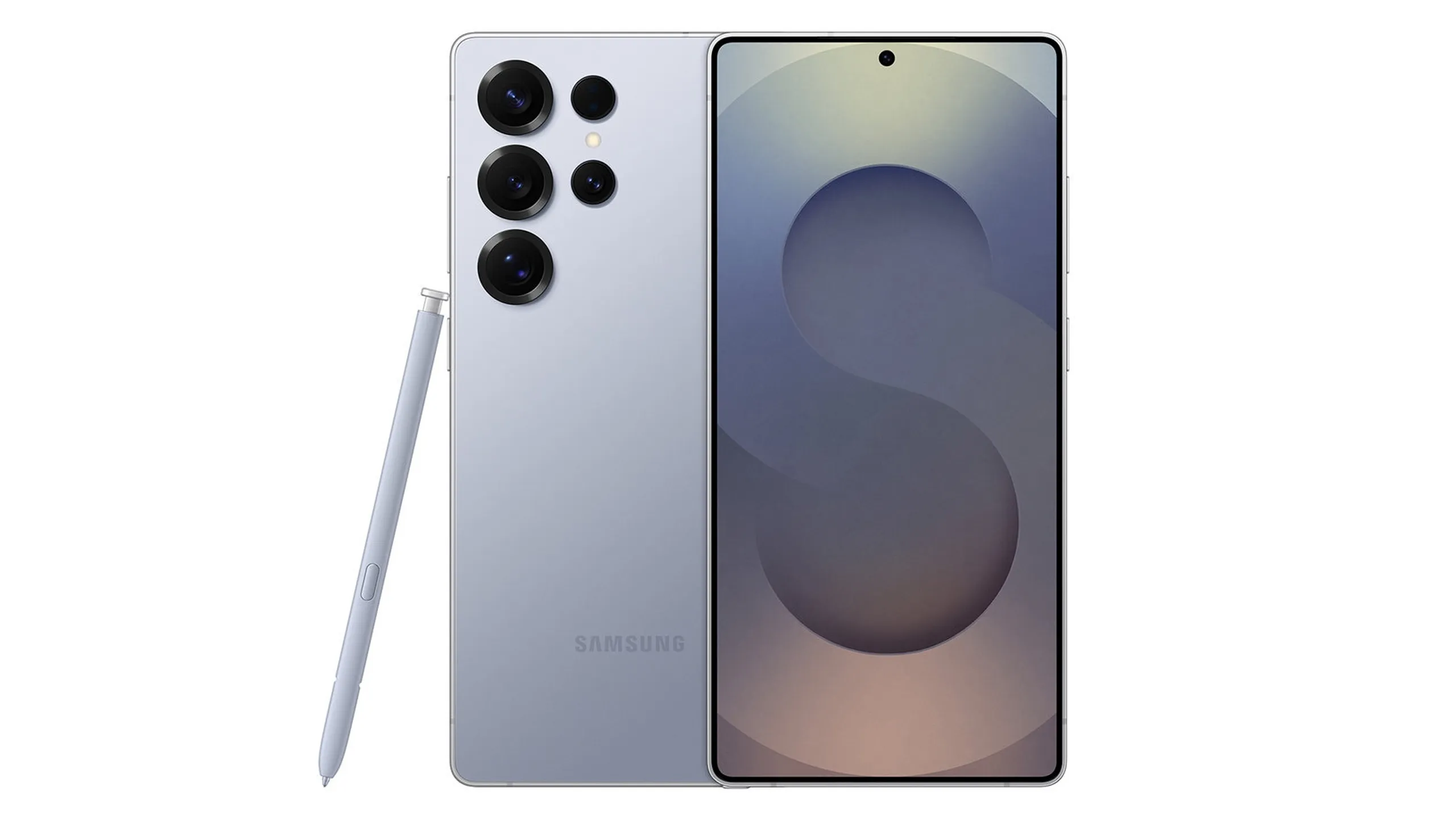 Design Details image of side view showing the Samsung Galaxy S25 Ultra profile and buttons