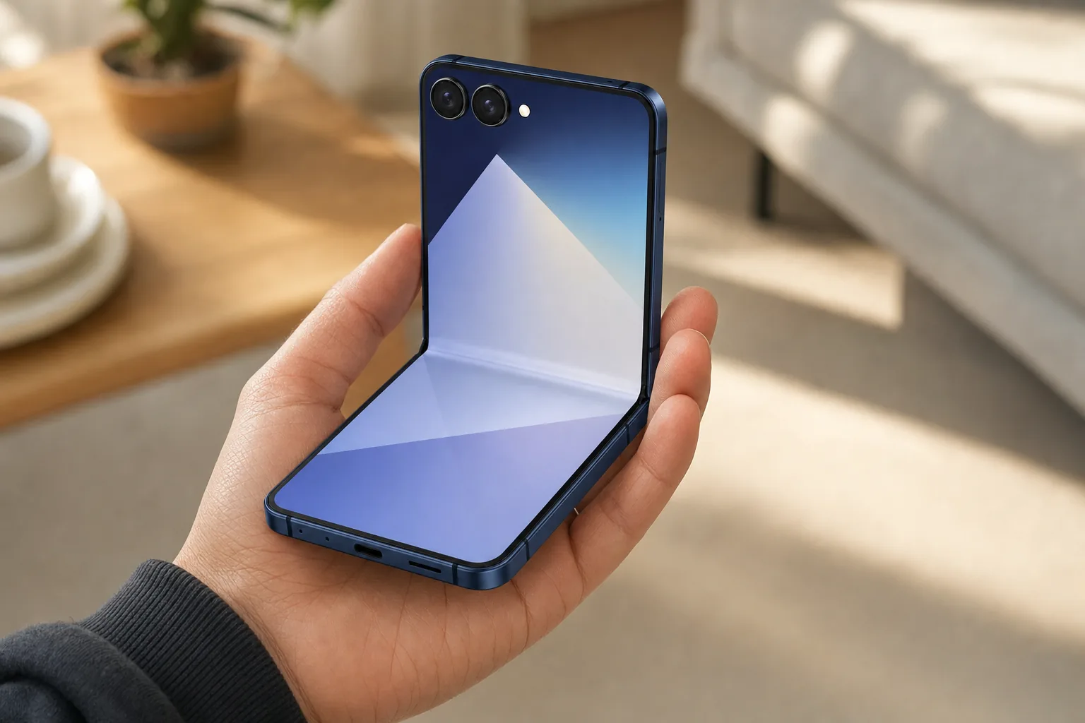 samsung galaxy z flip 8 rumours crease specs price illustration