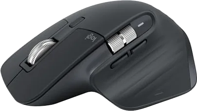 Logitech MX Master 3S - Performance Wireless Mouse with Ultra-fast Scrolling, Ergo, 8K DPI, Track on Glass, Quiet Clicks