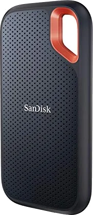 SANDISK Extreme Portable SSD 2TB (up to 1050 MB/s read, 1,000MB/s write, NVMe SSD, USB-C, External Solid State Drive, IP