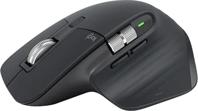 Logitech MX Master 3S - Wireless Performance Mouse, Ergo, 8K DPI, Track on Glass, Quiet Clicks, USB-C, Bluetooth, Window