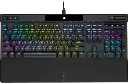 Corsair K70 RGB PRO Wired Mechanical Gaming Keyboard (Cherry MX RGB Red Switches: Linear and Fast, 8,000Hz Hyper-Polling