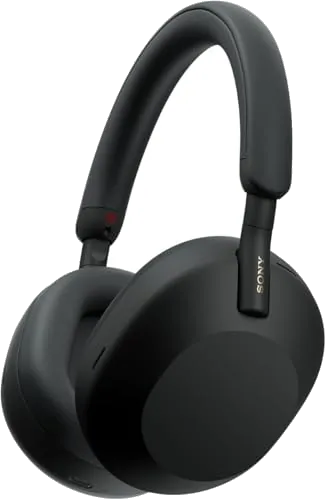 Sony WH-1000XM5 Wireless Over-Ear Headphones, Premium Active Noise Cancelling with personalized Spatial Audio, Up to 30h