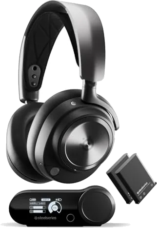 SteelSeries Arctis Nova Pro Wireless Multi-System Gaming Headset - Premium Hi-Fi Drivers - Active Noise Cancellation - I