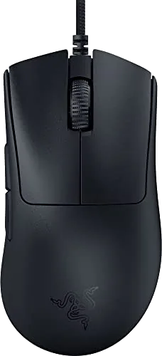Razer DeathAdder V3 - Ergonomic Esports Mouse (59 g Lightweight Design, Ergonomic Form, 30K Optical Sensor, Optical Mous
