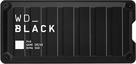 WD_BLACK P40 2TB Game Drive SSD, External SSD drive, Portable, Works with Playstation, PS5, Xbox, PC & Mac, Superspeed U