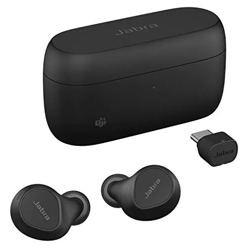 Jabra Evolve2 Buds True Wireless In-Ear Bluetooth Earbuds, Active Noise Cancellation (ANC) and 4-mic MultiSensor Voice T