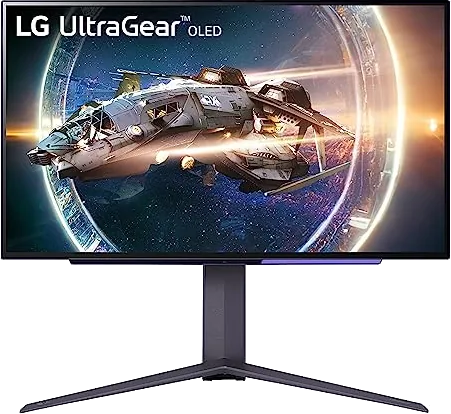 LG UltraGear 27GR95QE - 27 inch OLED Gaming Monitor QHD (2560 x 1440), 240Hz Refresh Rate, 0.03ms (GtG) Response Time, A