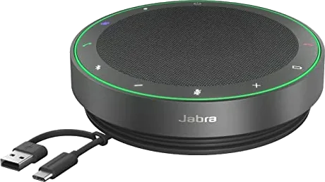 Jabra Speak2 75 Wireless Bluetooth Speakerphone with USB-C Bluetooth Adapter, 4 Noise-cancelling Mics and Full-range 65m