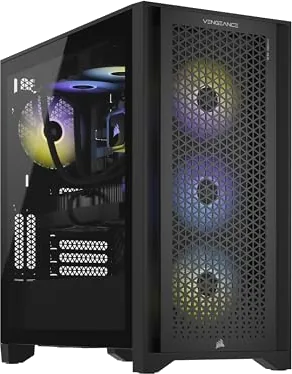 Corsair Vengeance i7400 Series Gaming PC - Liquid Cooled Intel® Core™ i7 13700K CPU - NVIDIA® GeForce RTX™ 4070 Ti Graph