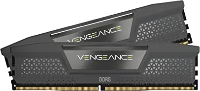 CORSAIR VENGEANCE DDR5 32GB (2x16GB) DDR5 Up to 6000MHz CL36 AMD EXPO Intel XMP iCUE Compatible Computer Memory – Grey (