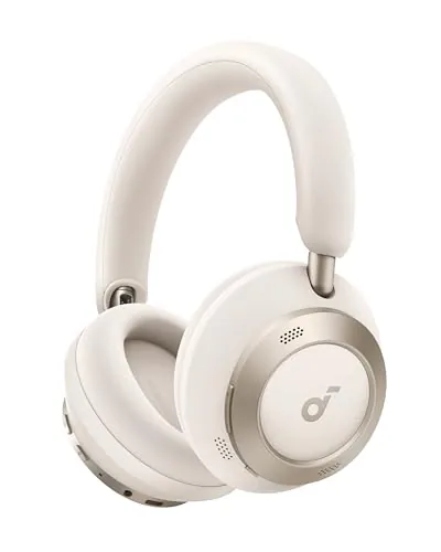 soundcore Space One Pro by Anker, Adaptive Active Noise Cancelling Headphones, Super Foldable Design, 60H Lossless Audio