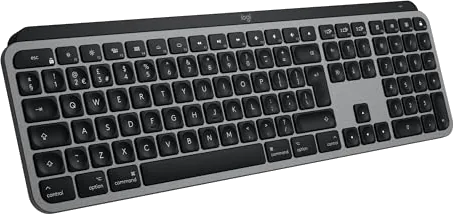 Logitech MX Keys S for Mac, Wireless Keyboard, Fluid