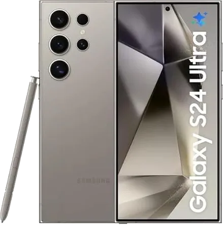 Samsung Galaxy S24 Ultra 256GB Titanium Grey Dual Sim (Single Sim+ e-Sim) Unlocked (Renewed)