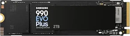 Samsung 990 EVO Plus, 2TB, PCIe 4.0 x4 / 5.0 x2, NVMe2.0 (up to 7250 MB/s), NVMe M.2 (2280), Internal Solid State Drive 