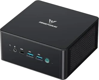 MINISFORUM UM890 Pro Mini PC Barebone with AMD Ryzen 9 8945HS (up to 5.2GHz) Mini Computers Mini Desktop Quad Display HD