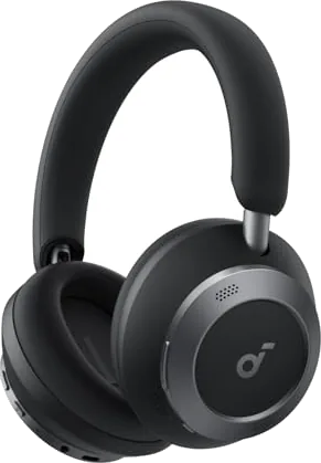 soundcore Space One Pro by Anker, Adaptive Active Noise Cancelling Headphones, Super Foldable Design, 60H Lossless Audio