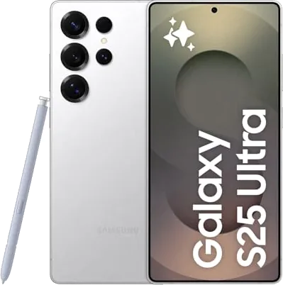 Samsung Galaxy S25 Ultra AI Smartphone, Galaxy AI, 12GB Memory, 512GB Storage, 200MP Camera, S Pen Included, Titanium Wh