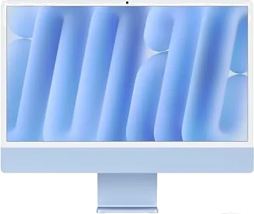 2024 Apple iMac with Apple M4 Chip with 10CPU & 10GPU (24-inch, 16GB RAM, 256GB SSD Storage) Blue (Renewed)