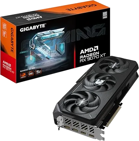 Gigabyte Radeon RX 9070 XT GAMING OC 16G Graphics Card - 16GB GDDR6, 256bit, PCI-E 5.0, 3060 MHz Core Clock, 2 x Display