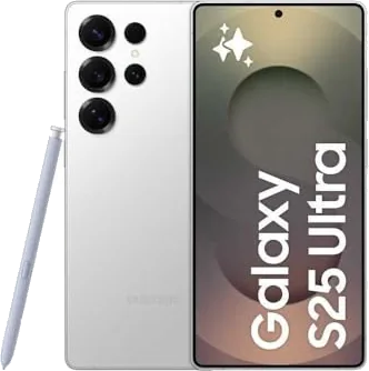 Samsung Galaxy S25 Ultra Handset 256GB - Titanium Whitesilver (Renewed)