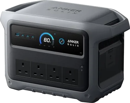 Anker SOLIX C1000 Gen 2 Portable Power Station, 2000W (Peak 3000W) Solar Generator, Full Charge in 49 Min, 1024Wh LiFePO