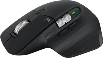 Logitech MX Master 3S - Performance Wireless Mouse with Ultra-Fast Scrolling, Ergo, 8K DPI, Track on Glass, Quiet Clicks