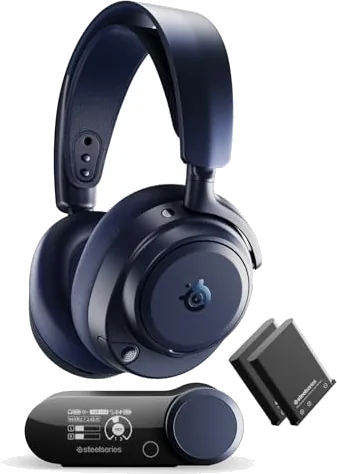 SteelSeries Arctis Nova Pro Omni - Hi-Res Wireless Gaming Headset, 96kHz/24bit, ANC, ClearCast Pro Mic, AI Noise Rejecti