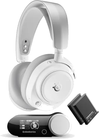 SteelSeries Arctis Nova Pro Omni - Hi-Res Wireless Gaming Headset, 96kHz/24bit, ANC, ClearCast Pro Mic, AI Noise Rejecti