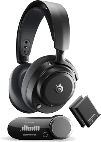 SteelSeries Arctis Nova Pro Omni - Hi-Res Wireless Gaming Headset, 96kHz/24bit, ANC, ClearCast Pro Mic, AI Noise Rejecti