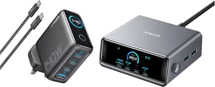 Anker 140W USB C Charger & Prime 250W Charging Station (Bundle)