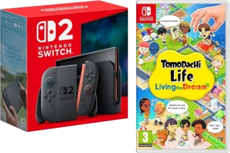 Nintendo Switch 2 Console + Tomodachi Life: Living the Dream
